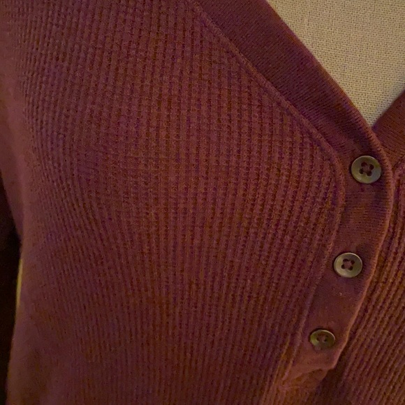 ⚡️⚡️5/$20⚡️⚡️🔸Purple waffle Oversize T-shirt🔸 - Picture 3 of 4